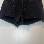 Levi's 501 Black Jean Shorts for Women size 28. Photo 4