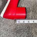 Women’s Red Chunky Heel Mary Jane Pumps Cute Bow & Hearts Round Toe Size 6 Red Photo 10