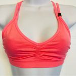 Victoria's Secret  Crochet Fishnet Racerback Bralette Size‎ XS Neon Coral NEW Photo 0