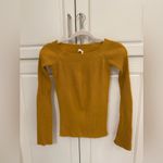 CHLOÉ Off-The-Shoulder Rib Wool Cashmere Sweater Sunlit Yellow M NWOT Bergdorf Photo 4