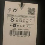 ZARA New  black vegan faux leather corset bralette fashion goth top S Photo 4