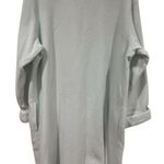 Vintage Miss Elaine Light Blue Collar Embroidered Zipup House Coat Feminine M Size M Photo 6