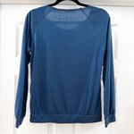 NEW Rain is a good thing Wide Neck Long Sleeve Top Blue Luke Bryan sz Small Photo 2