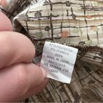 Dress Barn Y2K  Abstract Geometric Print Button Front Blouse Brown Multi XL Photo 5