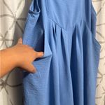 Chic Blue Overall Jumpsuit Size XL Photo 3