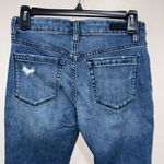 BLANK NYC Crop Girlfriend Jeans with gem stone designs Photo 5