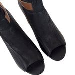Miz Mooz EUC  Leather Salina Heeled Bootie Sandals Black Size 7 1/2 Photo 3