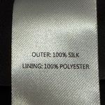 SALONI Silk Georgette Elegant Black Floral Dress Size 6 NWT Red Photo 8