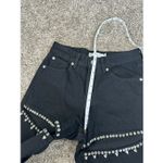 Torn By Ronny Kobo Torn By Ronny Mariah Jeans Black Wash Crystal Slit Embellished Women’s Size 25/0 Photo 11