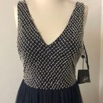 Adrianna Papell Adrianna Pupell Sleeveless Tulle Gown Pearl Beaded Photo 4