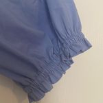 Blue Ruffle Midi Dress Gray Photo 2