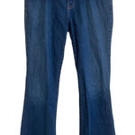 Eddie Bauer  Womens Shaped Fit Flare Bootcut Jeans Dark Wash Stretch Denim 10T Photo 0