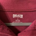 Duluth Trading Women's  Co Heritage Ribbed Mock Turtleneck Wine Red Size Large Photo 1