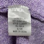 Main Strip  Lavender Sweater with White Trim Photo 3