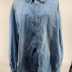 ASOS Curve Women’s Long Sleeve Button Down Denim Jean Shirt Size 14 100% cotton Photo 0