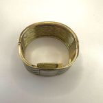 Green and gold tone watch bangle bracelet Photo 5