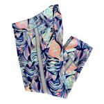 Lilly Pulitzer Luxletic Tamara Weekender Legging Twilight Blue Scale Up Women XL Photo 2