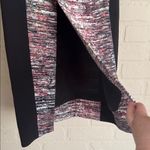 BCBGMAXAZRIA  skirt grayce black combo knit panel slit front lined NEW pencil Photo 1