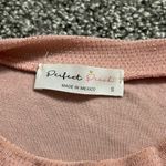 Perfect peach sparkly long sleeve business casual shirt S Pink Photo 4