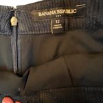 Banana Republic Black Textured Rose Brocade Fit and Flare Skirt Pleated 12 Photo 4