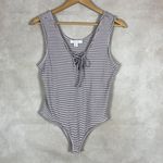 ADAM LEVINE Knit Striped Lace Photo 4