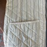 Barbour Vtg  Cream + green quilted jacket Photo 4