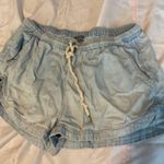 Aerie  denim flowy pull on stretch shorts  Photo 3