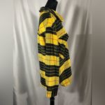 Ashley by 26 International  Outerwear Women’s Flannel Yellow Plaid Jacket Sz M Photo 2