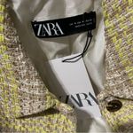 ZARA  Bloggers Fav Luxury Cropped Textured Lapel Collar Long Sleeves Size M Photo 11