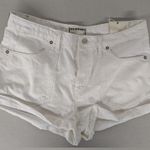 Free People New Beginners Luck Shorts Womens 31 Slouch Denim White We The Free Photo 0