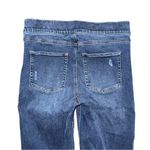 Spanx Distressed High Rise Ankle Skinny Jeans Pull On Tummy Control Size Medium Photo 4