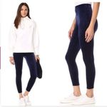 Spanx Velvet Lapis Night Blue Leggings Full Length Business Casual Size Large Photo 3