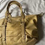 B Makowsky leather Women’s handbag Gold Yellow Metal Hardware Touch Medium Bag Photo 1