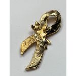 AVON Gold & Pink Awareness Ribbon Pin With Rose In Gift Box Photo 1