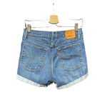 Levi's Wedgie Fit High Rise Denim Shorts Size 30 Photo 6