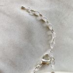 Boutique Fashionable Round Chunky Necklace Set earrings Silver Black Gray womens jewelry Photo 6