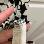 Ruby Y2K  Black & Cream Floral Abstract Cap Sleeve Sheath Dress Photo 5