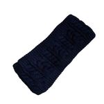 Black fluffy warm winter headband comfortable style snow weather casual Photo 0