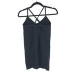 Athleta Womens Seamless Layering Cami Built in Bra Removable Cups Black M Photo 2