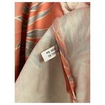 Tommy Bahama Top Womens Small Orange Coral Silk Floral Tropical Hawaiian Beach Photo 4