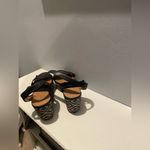 14th & Union 14 and Union Black and White Tribal Pattern Platform Heels Size 8 Photo 3