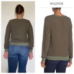 Wildfox  Baggy Jumper Sweatshirt NEW Midnight Munchies Olive Small Oversized Photo 8