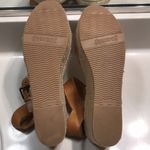 Soludos  Women’s Minorca Tan Leather Ankle Strap Platform Espadrille Wedges Photo 7