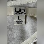 YA Los Angeles  Ivory Lace Shoulder Blouse Photo 2