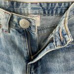 True Religion  Vintage Butterfly Embroidered Beaded Low Rise Cutoff Jeans Size 27 Photo 6