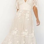 Baltic Born  Clarisa Lace Midi Dress V-Neckline New Without Tags Photo 0