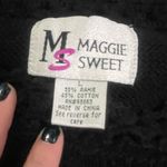 Maggie Sweet black short sleeve sweater L Size L Photo 1