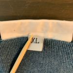 Bryn Walker Teal Blue 3/4 Sleeve Ribbed Knit Top Made in USA XL Basic Layer READ Photo 3