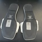 ASOS DESIGN Wide Fit Forty woven flat sandals in white size 7 Photo 3