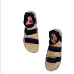 White Mountain NEW  Kolton Ankle Strap Sandal Espadrille Black  11 Photo 6